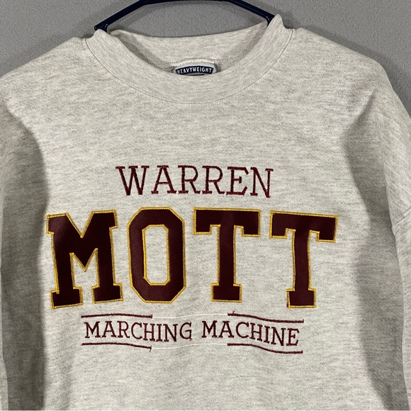 Vintage Mott Community College Marching Machine Sweatshirt Lee USA Made Size XL - Picture 2 of 10